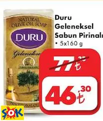 DURU GELENEKSEL SABUN PİRİNALI
